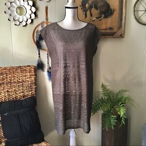 Merona lace mesh coverup